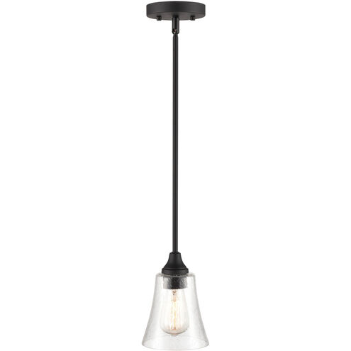 Caily 1 Light 5.75 inch Matte Black Indoor Pendant Ceiling Light